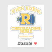 Sticker Squad Cheerled River Vixens (Feuille)