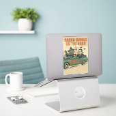 Sticker Squad Ghouls Cruisin' en style (Ordinateur portable sur le bureau)