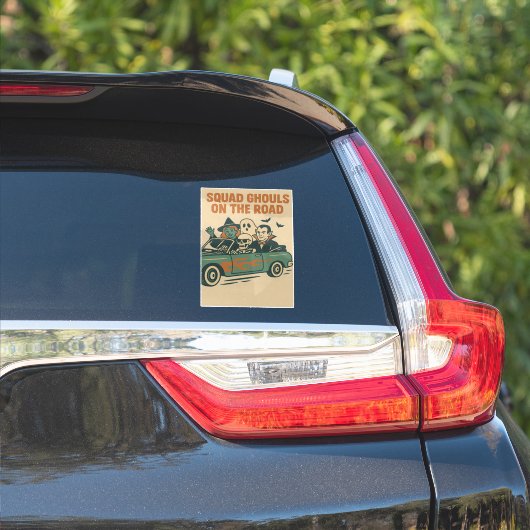 Sticker Squad Ghouls Cruisin' en style (Côté voiture)