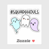 Sticker Squad Ghouls Drôle Jeu d'Halloween (Feuille)