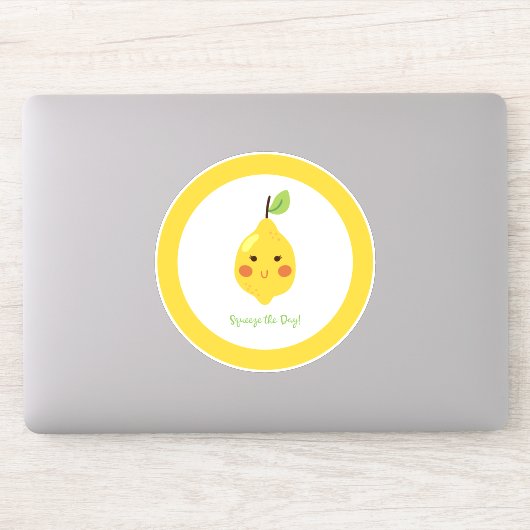 Sticker Squeeze Day Punny Lemon (Ordinateur)