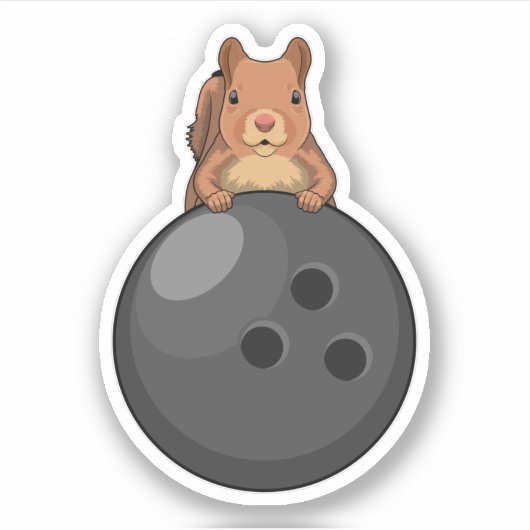 Sticker Squirl at Bowling (Devant)
