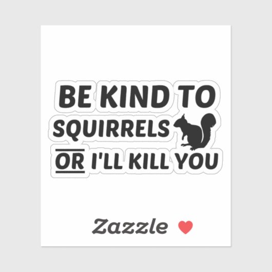 STICKER SQUIRRELS GENTILS (Feuille)