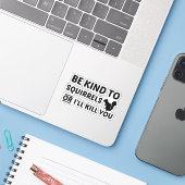 STICKER SQUIRRELS GENTILS (Ordinateur portable avec iPhone)