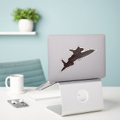 Sticker SR-71 Blackbird, avion Spy Plane (Ordinateur portable sur le bureau)