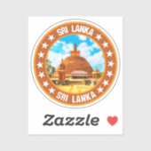 Sticker Sri Lanka (Feuille)