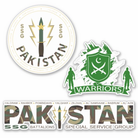 STICKER SSG PAKISTAN (Devant)