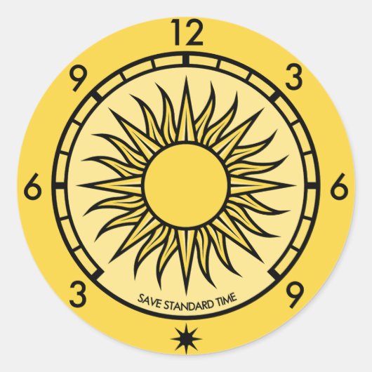 Sticker SST Logo Round Avec Texte (Devant)