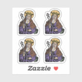 Sticker St. Apollonia avec dent pullée (Nuremberg) 4-up (Feuille)