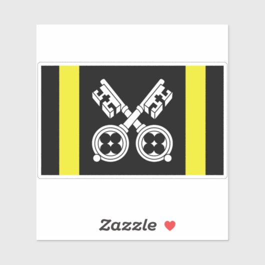 Sticker St Asaph flag (Feuille)