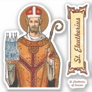 Sticker St. Eleutherius de Tournai (Détail ; DG 01)