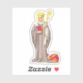 Sticker St. Etheldreda (Audrey) (P 003) - Contour (Feuille)