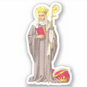 Sticker St. Etheldreda (Audrey) (P 003) - Contour