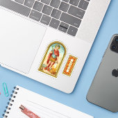 Sticker St. Florian de Lorch (BK 32) (Ordinateur portable avec iPhone)