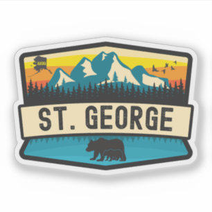Sticker St. George, Alaska