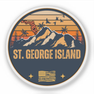 Sticker St. George Island, Floride