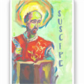 Sticker St. Ignatius of Loyola card (Recto)