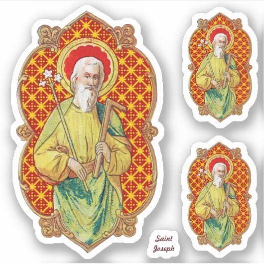 Sticker St. Joseph d'une carte de commerce (TC 01) (Devant)