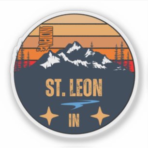 Sticker St. Leon, Indiana
