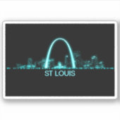 Sticker St Louis Skyline (Devant)