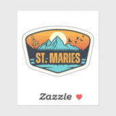 Sticker St. Maries, Idaho (Feuille)