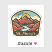 Sticker St. Mary's, Colorado (Feuille)