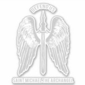 Sticker St Michael l'Archange Défend-nous (Devant)