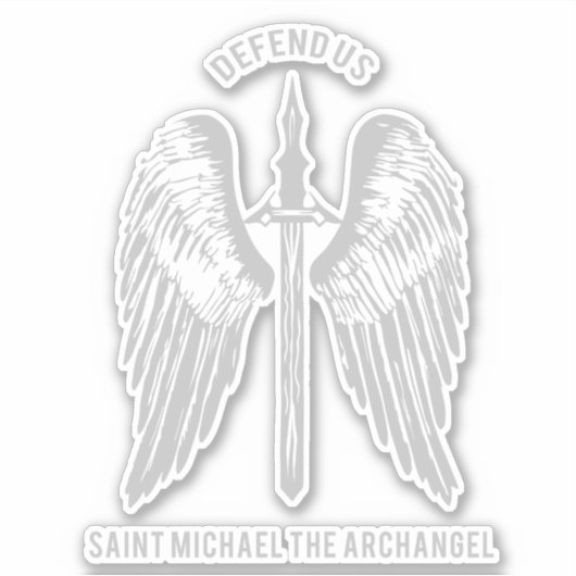 Sticker St Michael l'Archange Défend-nous (Devant)