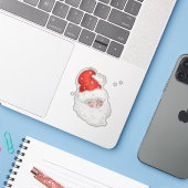 Sticker St Nick (Ordinateur portable avec iPhone)