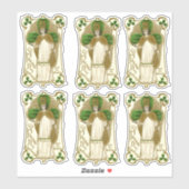 Sticker St. Patrick Shamrock Vinyle religieux (Feuille)