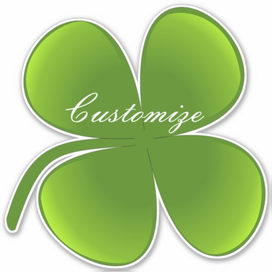 Sticker St Patrick's Day Shamrocks Thunder_Cove (Devant)