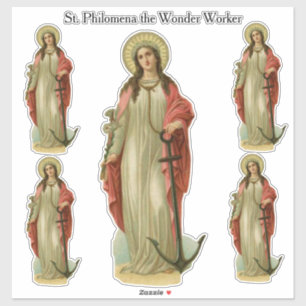 Sticker St religieux Philomena le martyre de travailleur