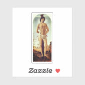Sticker St. Sebastian by Boticelli, 1474 (Feuille)