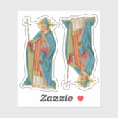 Sticker St. Thomas Becket avec épée en mitre (P 005) (Feuille)