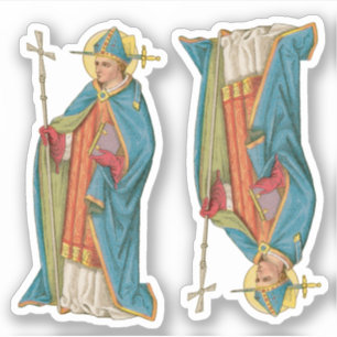Sticker St. Thomas Becket avec épée en mitre (P 005)