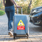 Sticker Stand Baby on board - Baby Safety Sign Car (Valise Insitu)