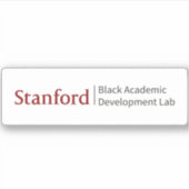 Sticker Stanford BAD Lab - Mark primaire (Devant)