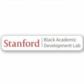 Sticker Stanford BAD Lab - Mark primaire (Devant)