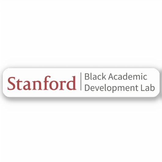 Sticker Stanford BAD Lab - Mark primaire (Devant)