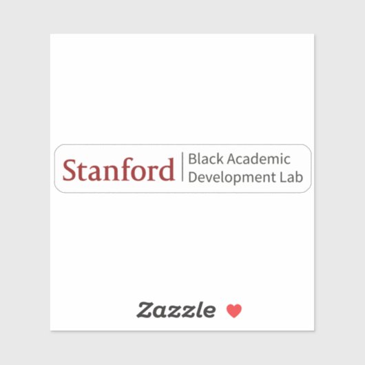 Sticker Stanford BAD Lab - Marque Primaire (Feuille)