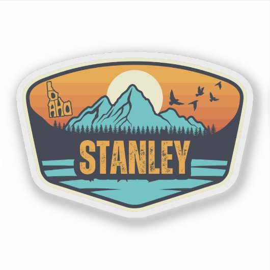 Sticker Stanley, Idaho (Devant)