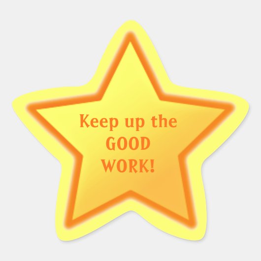 Sticker Star Encouragement (Devant)