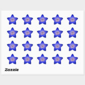 Sticker Star Fireworks 4 juillet (Feuille)