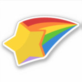 Sticker Star Rainbow (Devant)