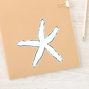 Sticker Starfish Motif Cute Vie marine Plage Océan Amoure