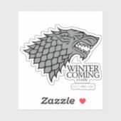 Sticker Stark Sigil - L'Hiver Arrive (Feuille)