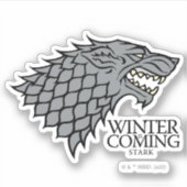 Sticker Stark Sigil - L'Hiver Arrive (Devant)