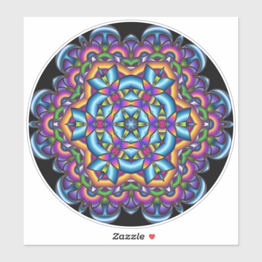 Sticker Starlet Mandala (Feuille)