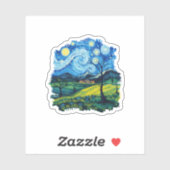 Sticker Starry Night Serenity (Feuille)