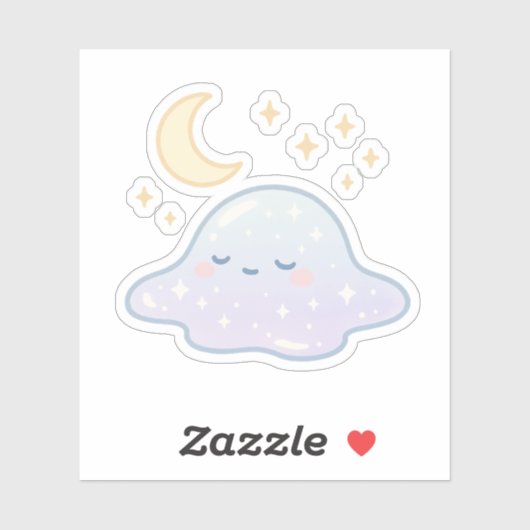 Sticker Starry Puddle Slime (Feuille)
